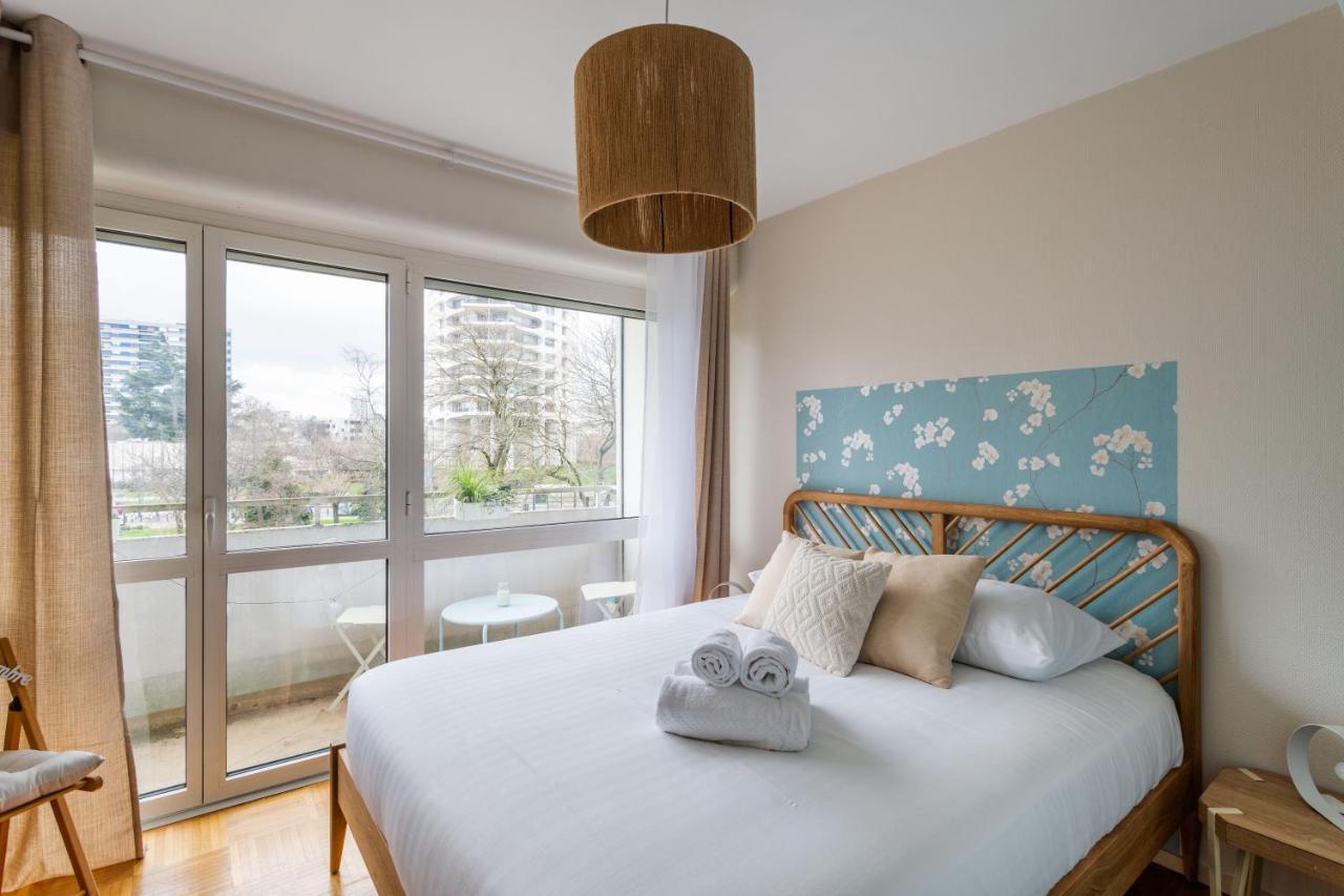 Rosa, Confortable 2 Chambres Avec Parking Dans Le Centre Рен Екстериор снимка